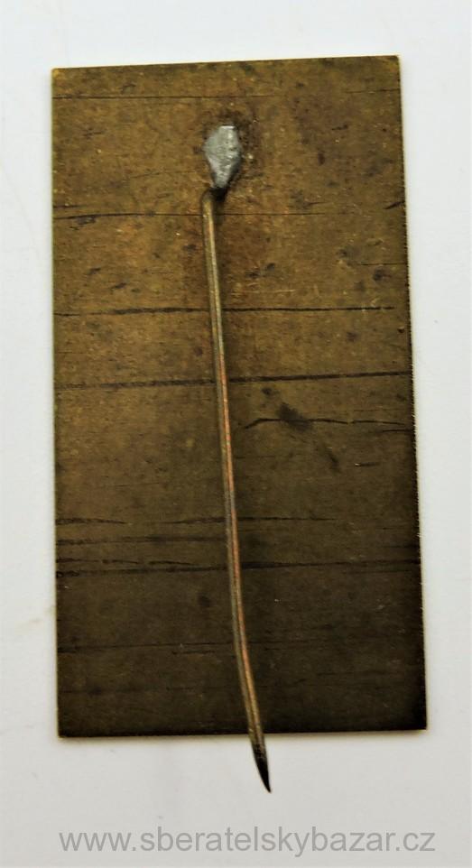  Odznak čsl. obec legionářská předání praporu 1947 - Karlovy Vary