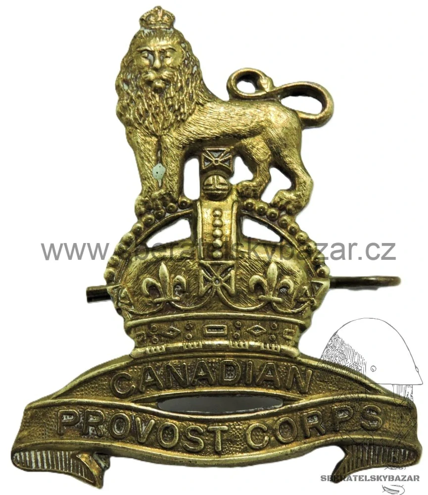 Odznak na čepici Canadian Provost Corps WW2 – Kanadská vojenská policie