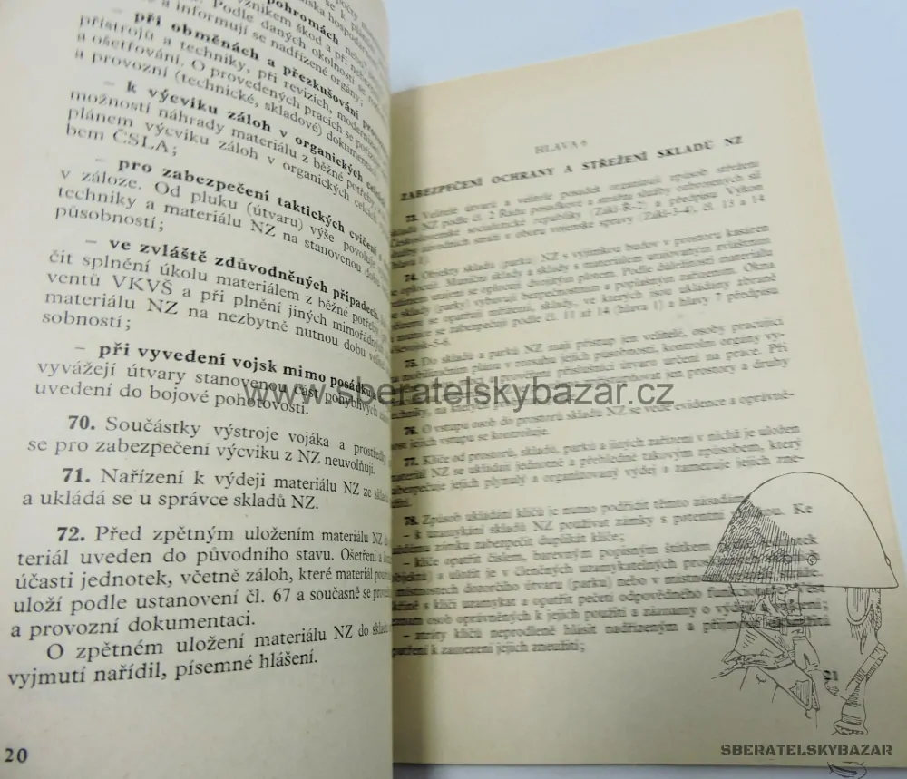 Originál Ukládání materiálu nedotknutelných zásob 