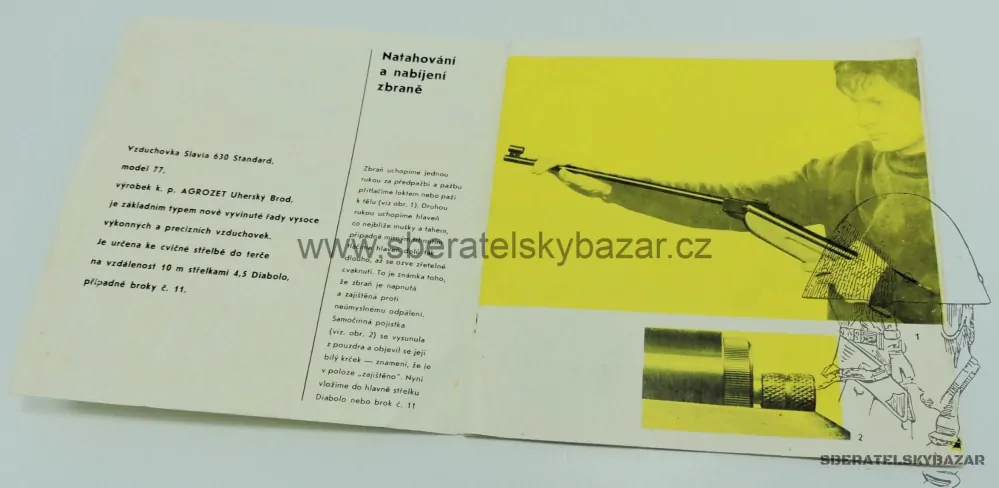 Originál Návod vzduchovka 630 / 631 