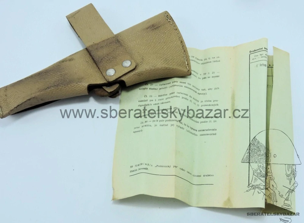 	 Obal na hasičskou sekeru - včetně návodu