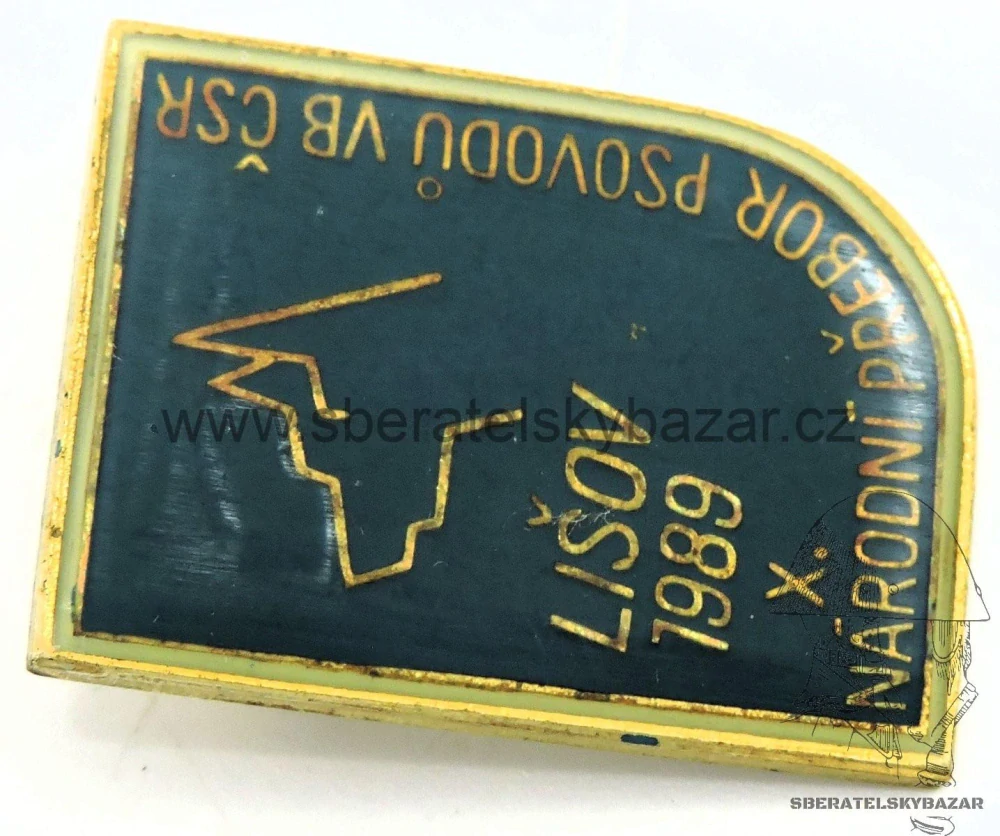 Velký odznak přebor Psovodů VB ČSR 1989 - Lišov 