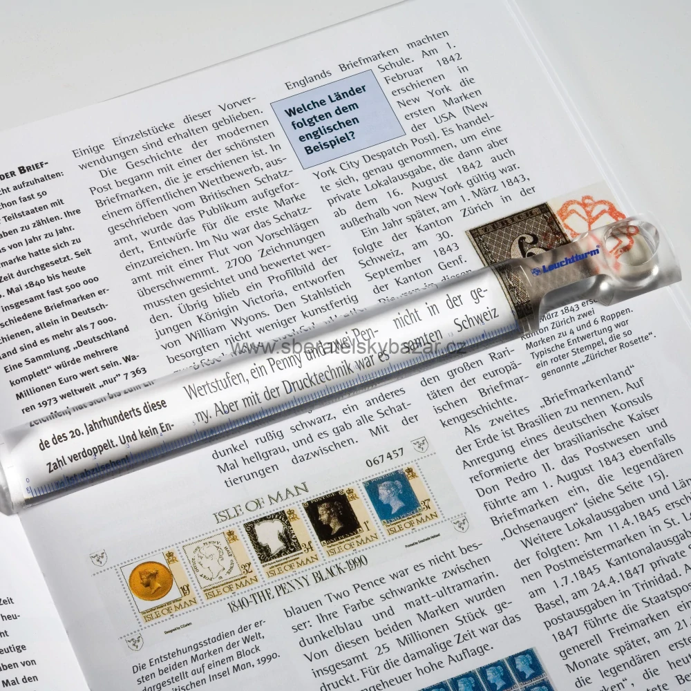 Leuchtturm Pravítko s lupou LINE - zvětšení 2,5x