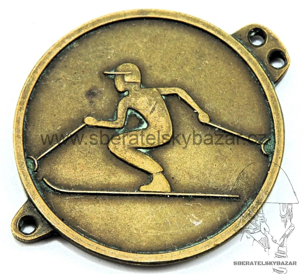  Medaile Lyžování M.N.S - 1940 Protektorát 