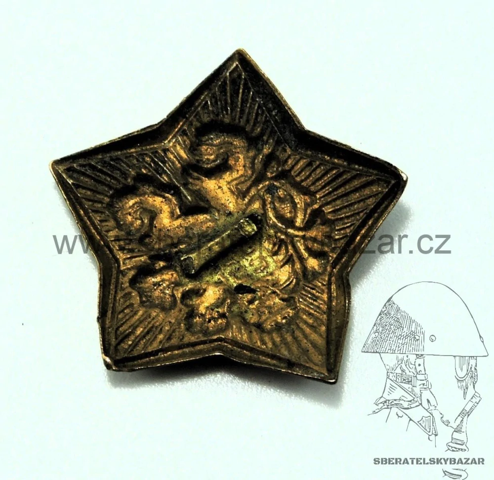 Lodičkový odznak ČSLA - 50.Léta - poškozený