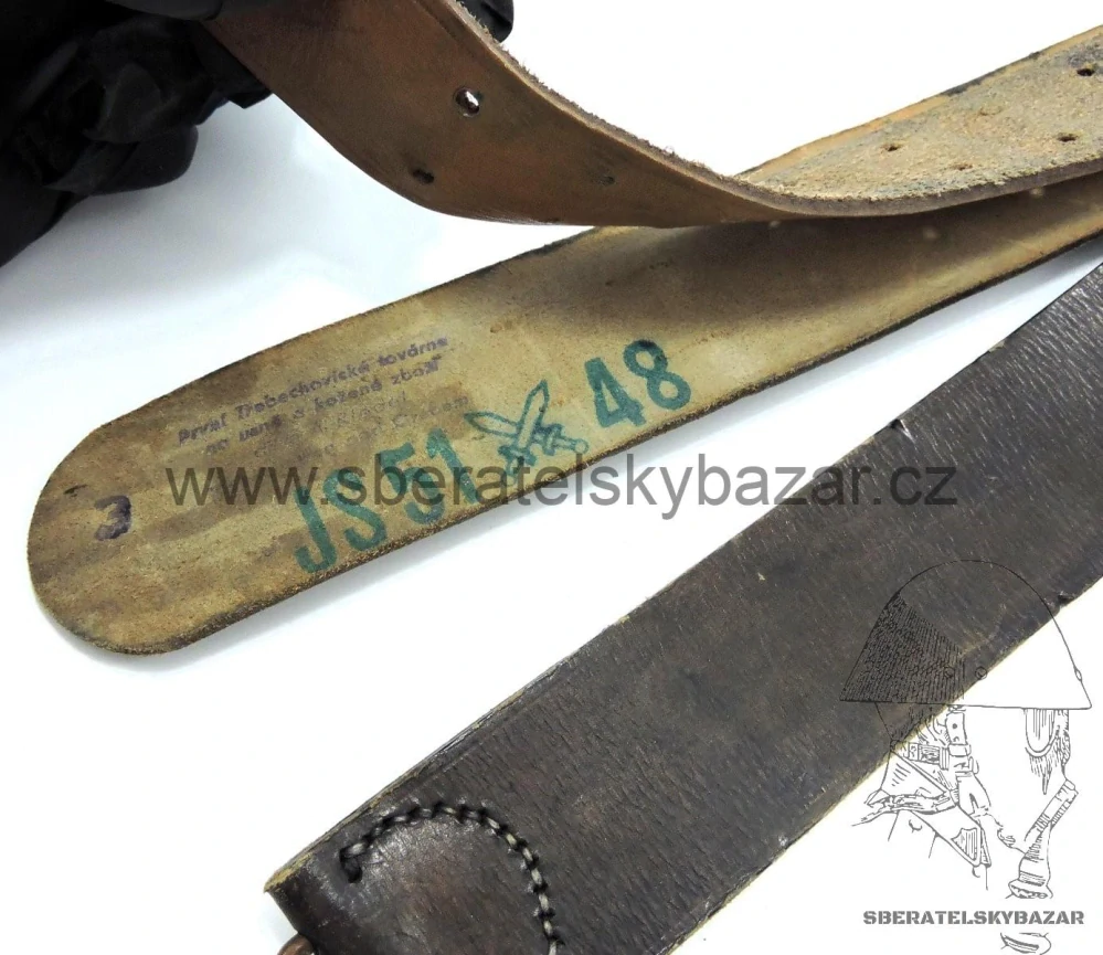 Opasek ČSLA 1948 - Značený JS 51 - 48 