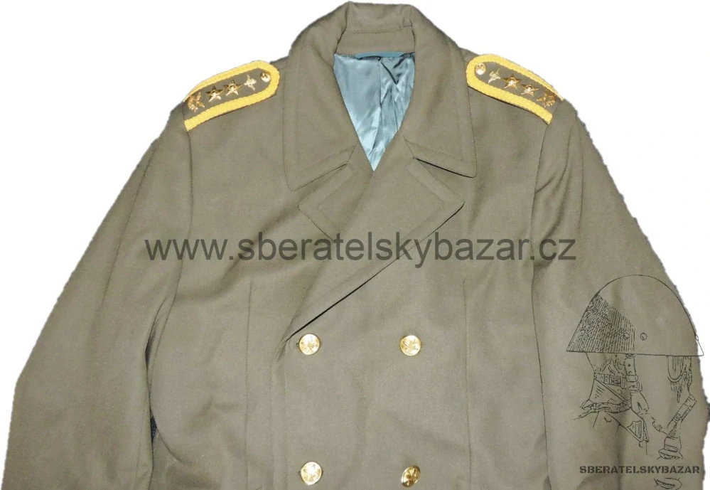 Kabát Generála Výsadkového vojska ČSLA