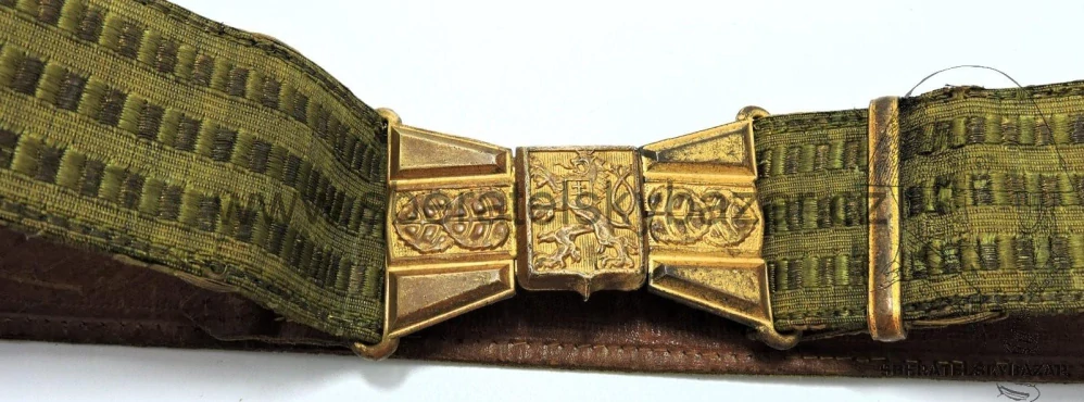  Československý důstojnický vycházkový pás 