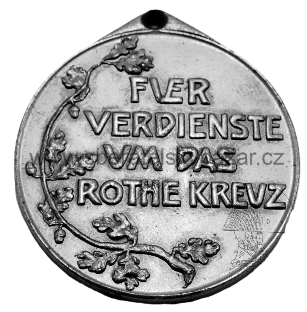 Pruská Medaile červeného kříže 2. třídy - stříbrná 