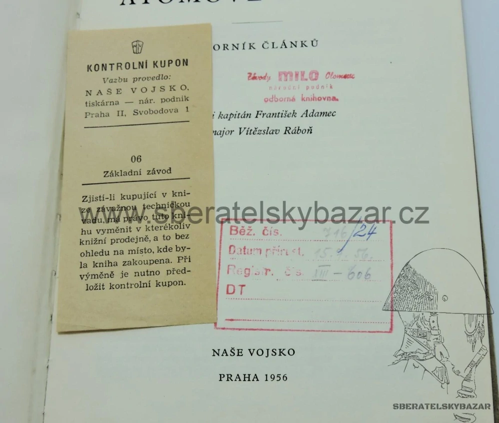  Kniha Atomové zbraně 