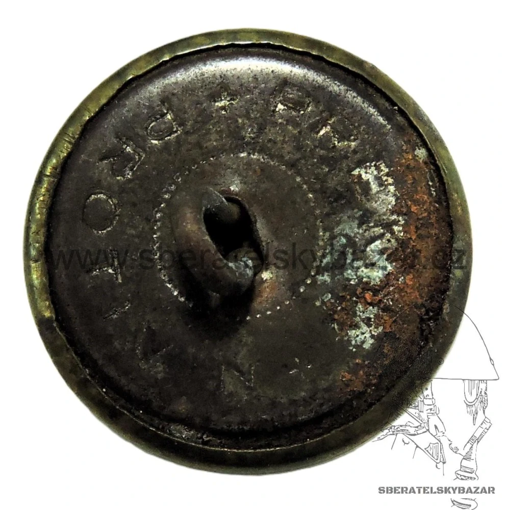 Knoflík RČS 22mm - značený Protivín 