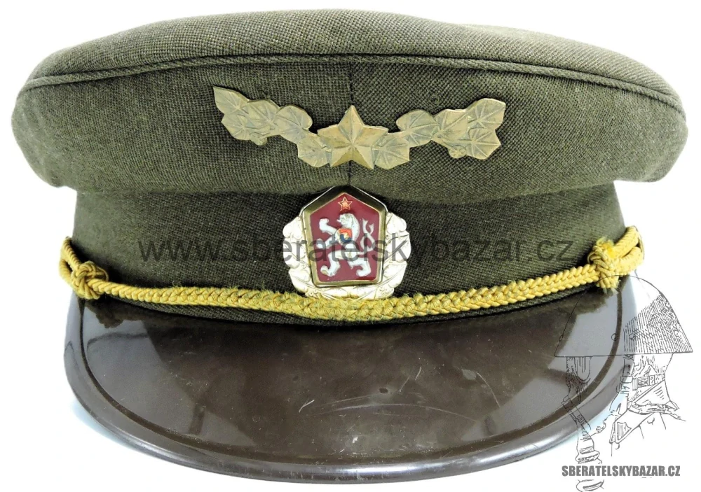 Čepice brigadýrka hradní stráž ČSSR 