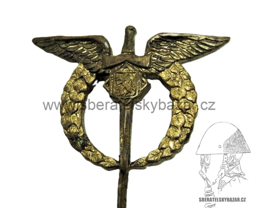 Větší miniatura leteckého odznaku 