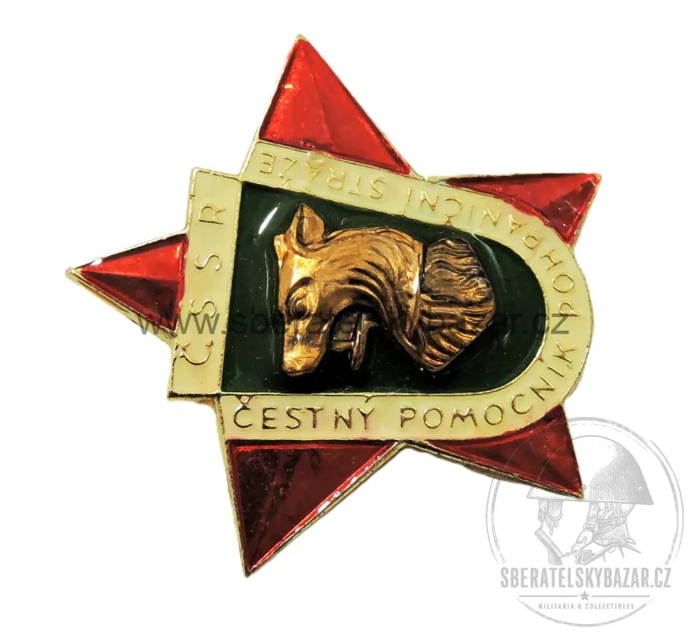 Odznak Čestný pomocník pohraniční stráže - PS- Pohraniční stráž 