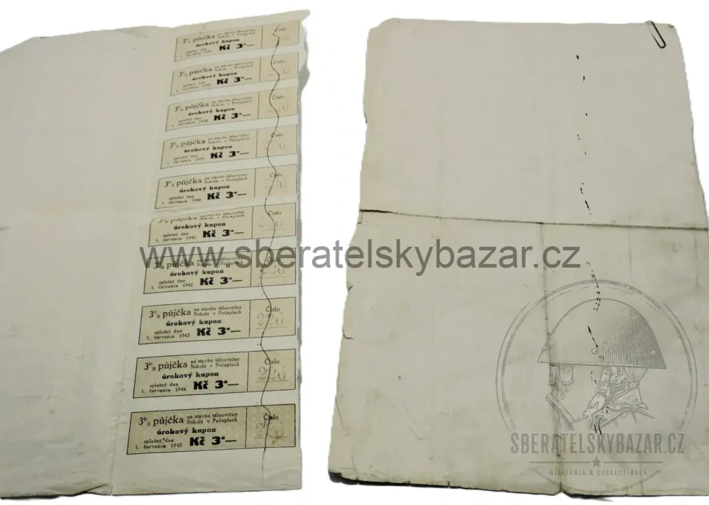 Sokol Počaply 1936 | obří archiv korespondence a dokumentů | šanon