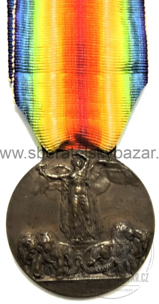 Itálie WWI – Medaglia Interalleata della Vittoria 1914–1918 – Vítězná