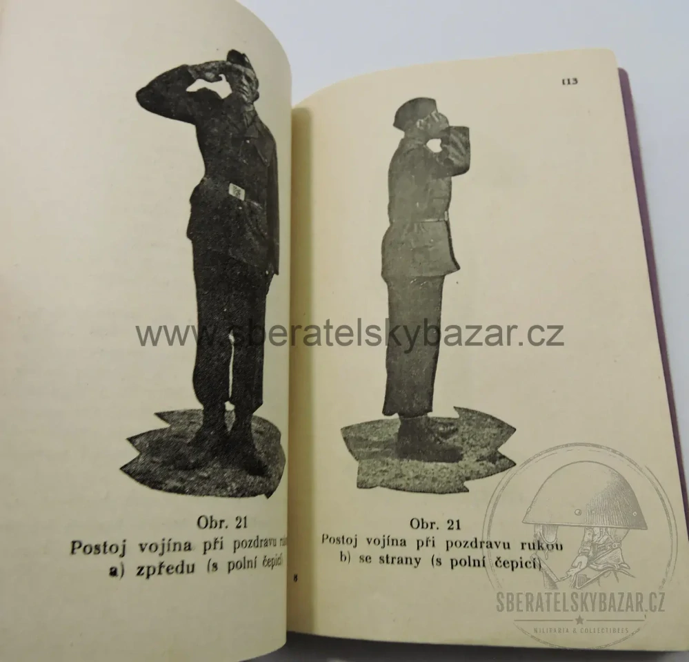 Čs. vojenský předpis – Pořadový výcvik – 1947