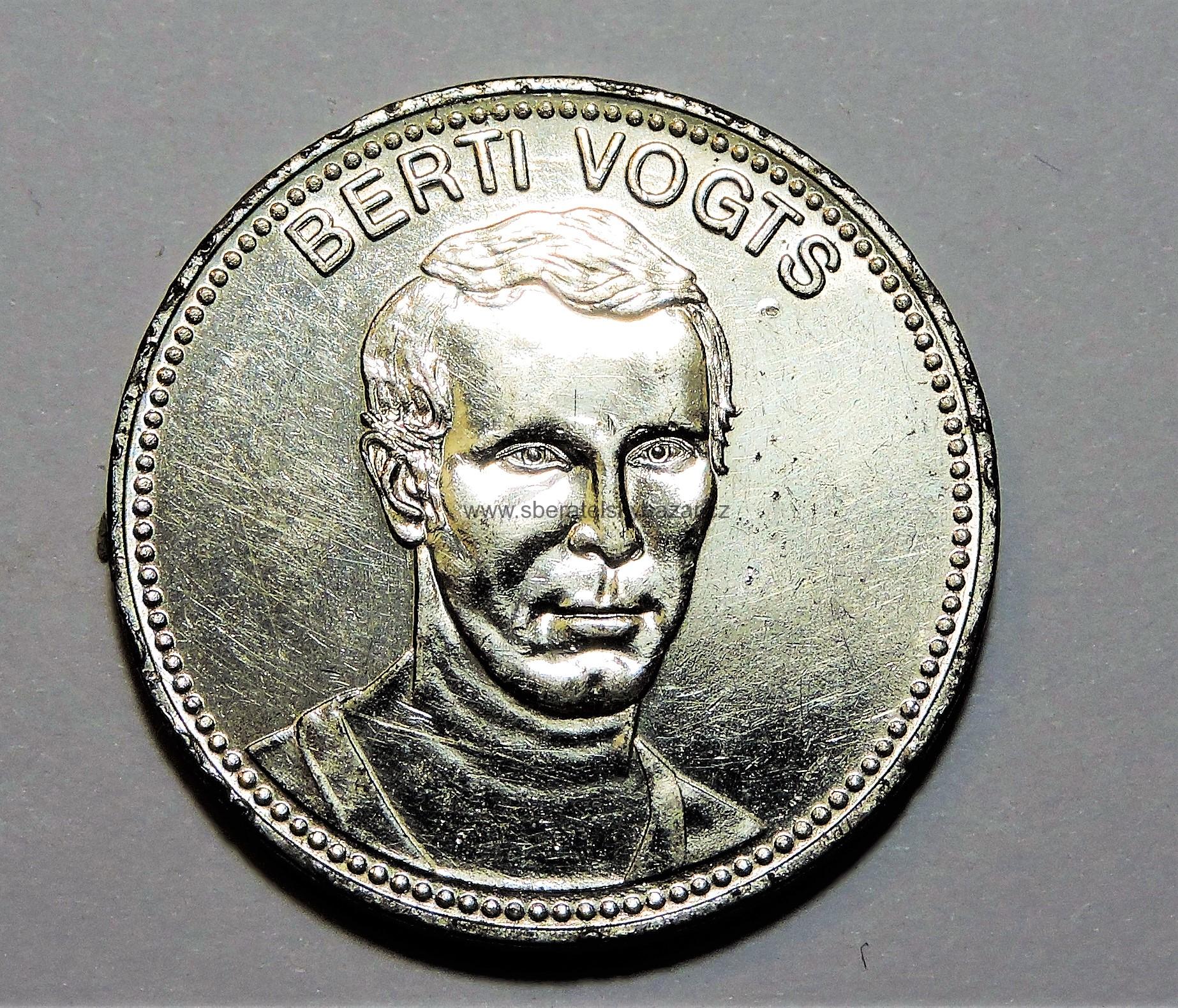 Shell Token - Fußball-WM 1970 Mexico Berti Vogts