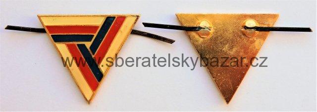 Rozlišovací znak vojska ministerstva vnitra VMV zlatý