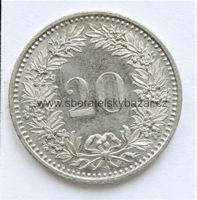 Švýcarsko - 20 rappen 2005
