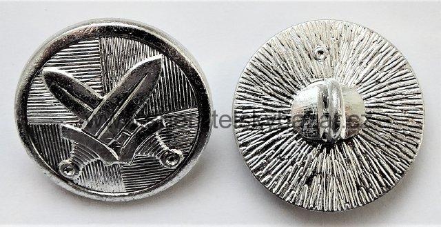Knoflík AČR - střední 20mm stříbrný
