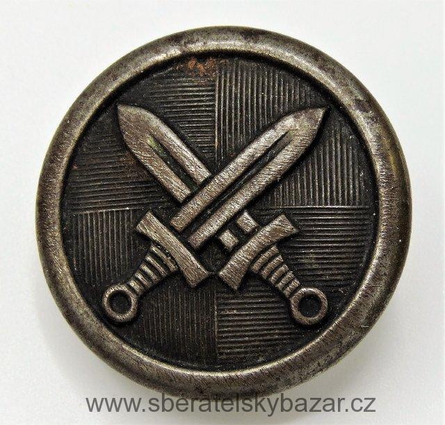 Knoflík Meče RČS značený M.S.S - 27mm