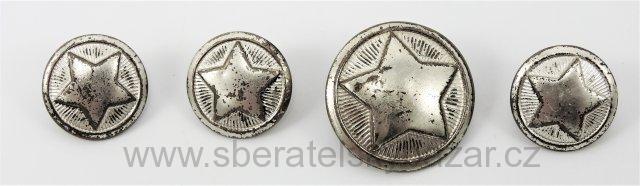 Stříbrné knoflíky "SNB"