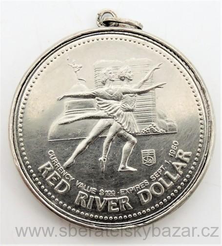 Kanada - Manitoba 1980 Friendly Manitoba - Red River Dollar - Ballett