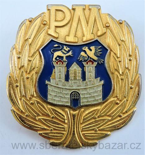  Velký policejní odznak Polsko - Częstochowa