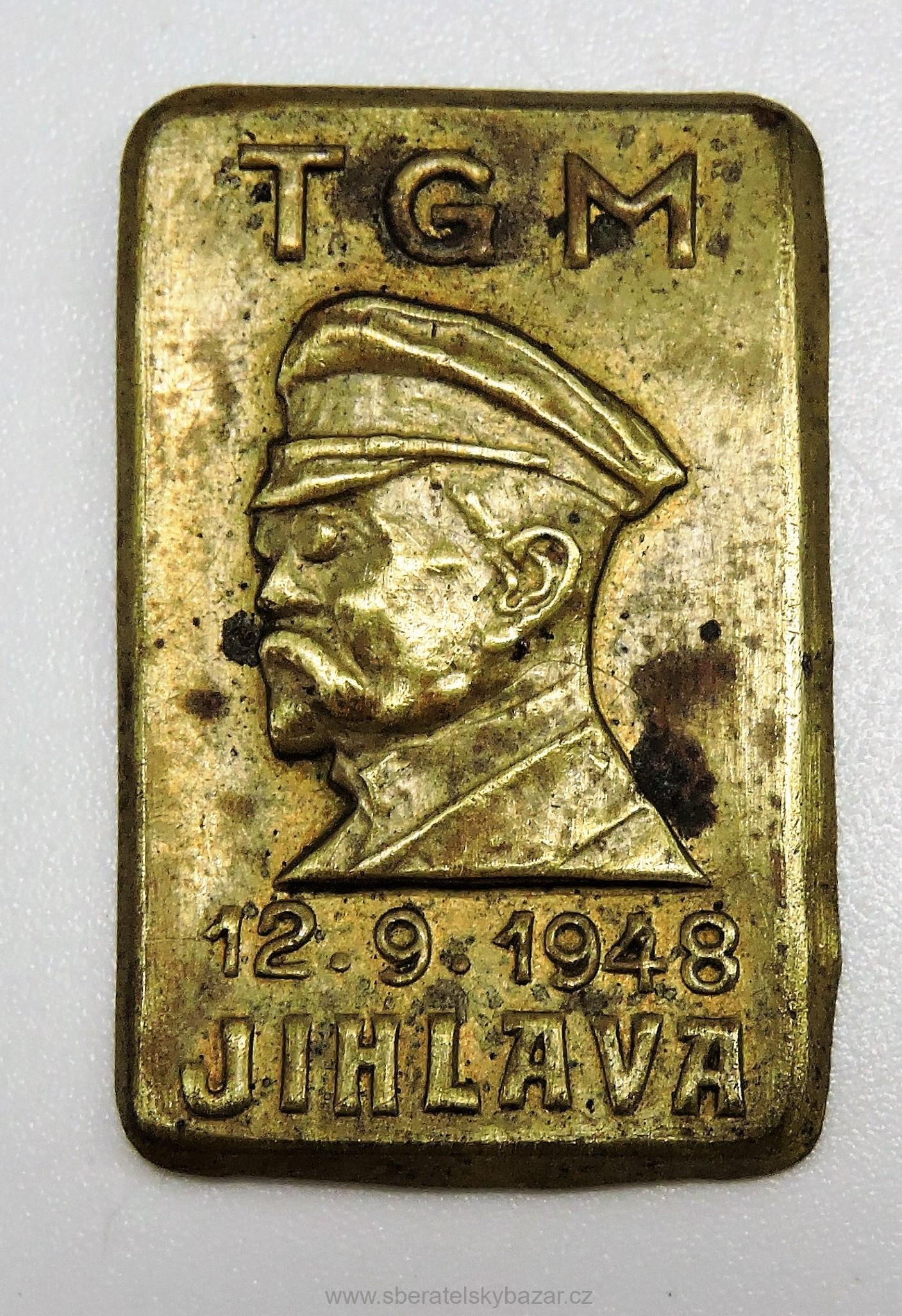 T.G.M 12.9.1948-Jihlava