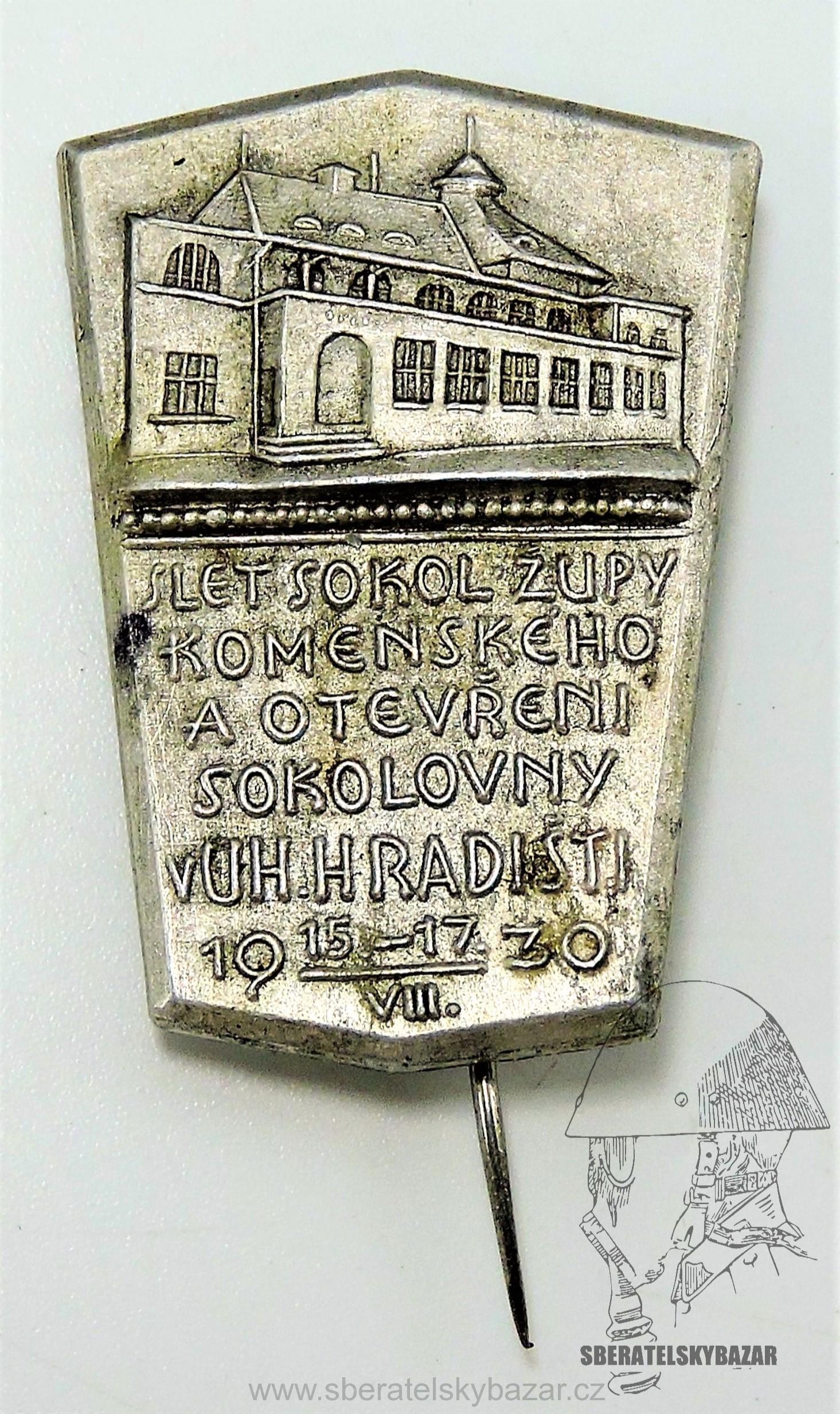 Slet sokolské župy Komenského a otevření sokolovny v Uherském Hradišti