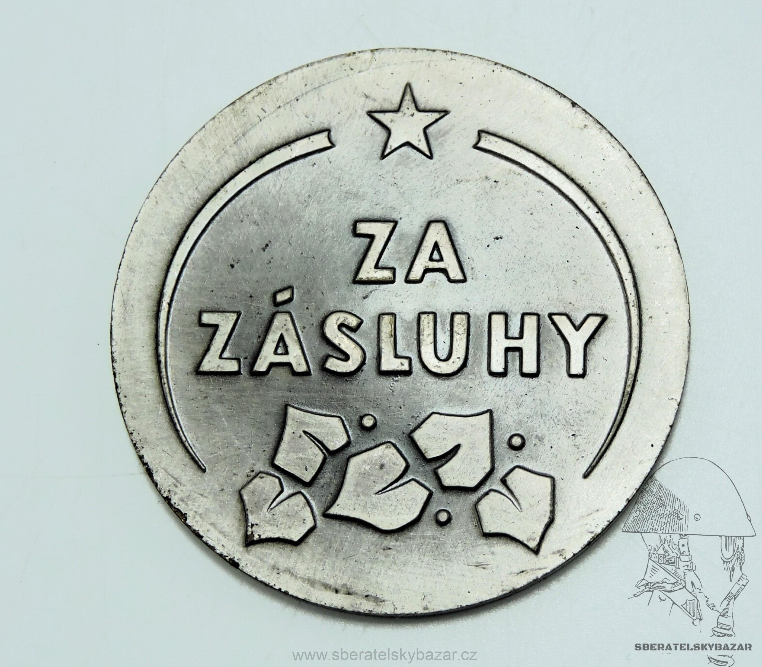 Plaketa - Za zásluhy Československá spartakiáda 1975