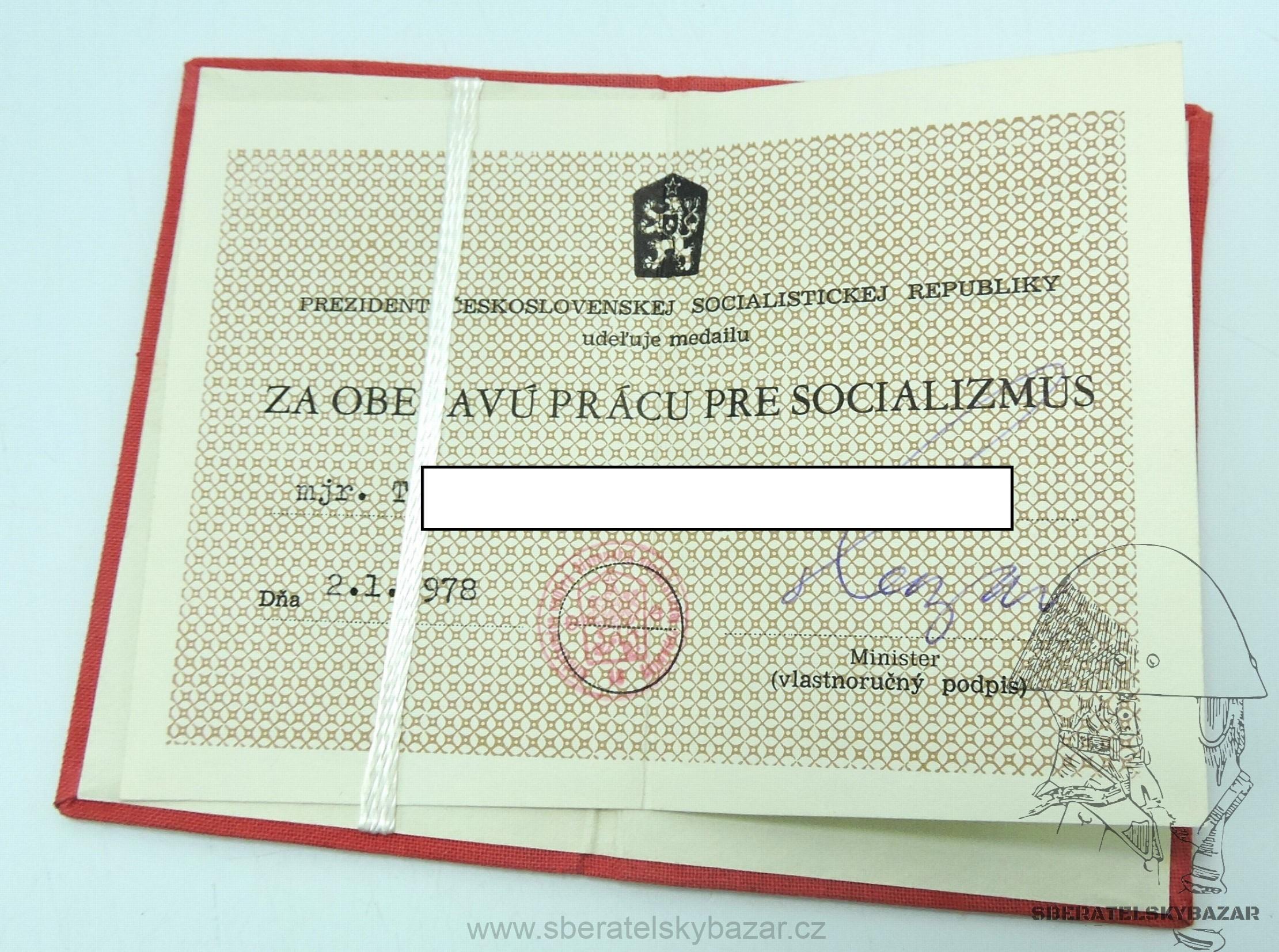 Dekret za obetavú prácu pre socializmus