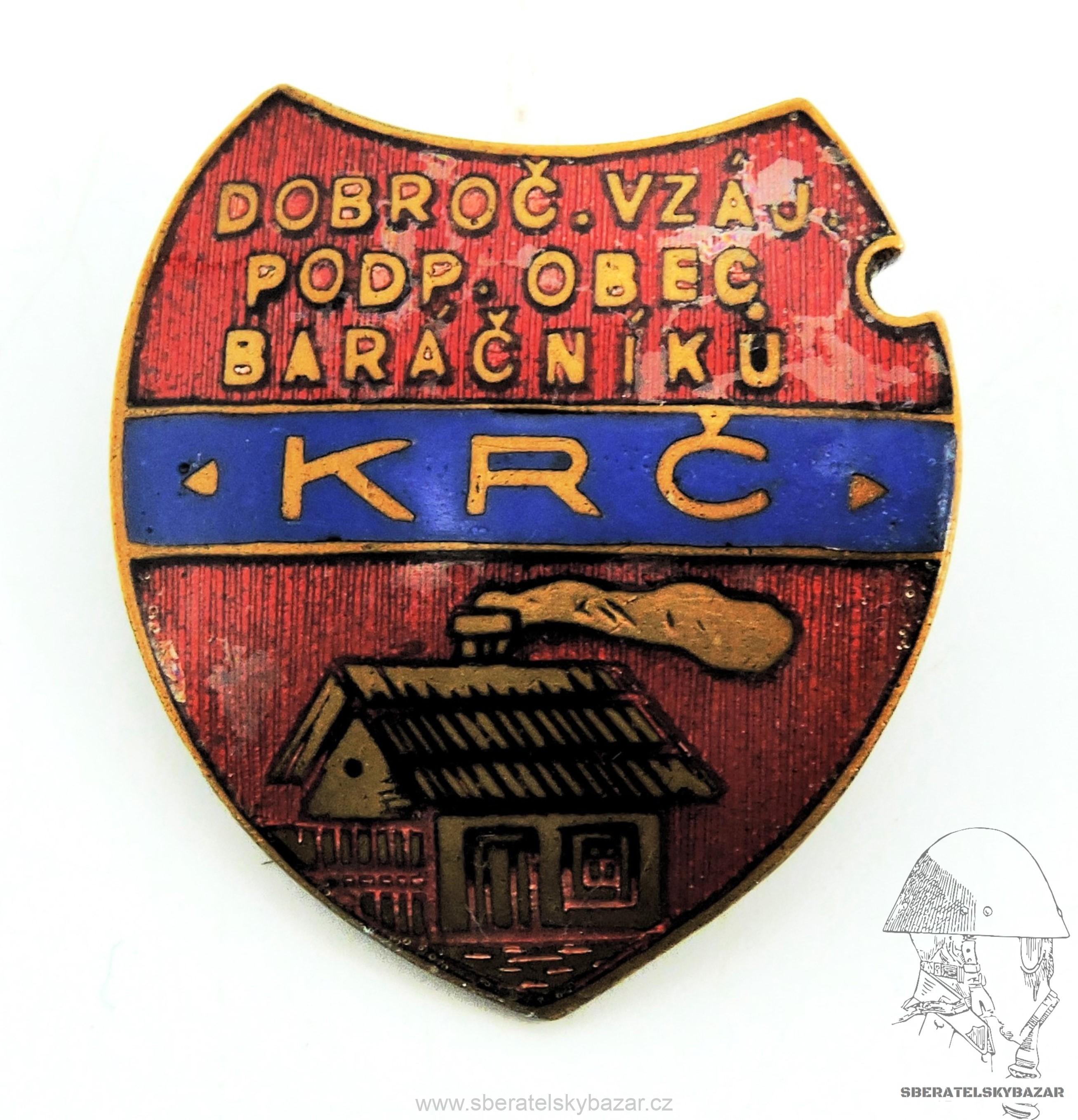 Velký Odznak Obec Baráčníků Praha KRČ
