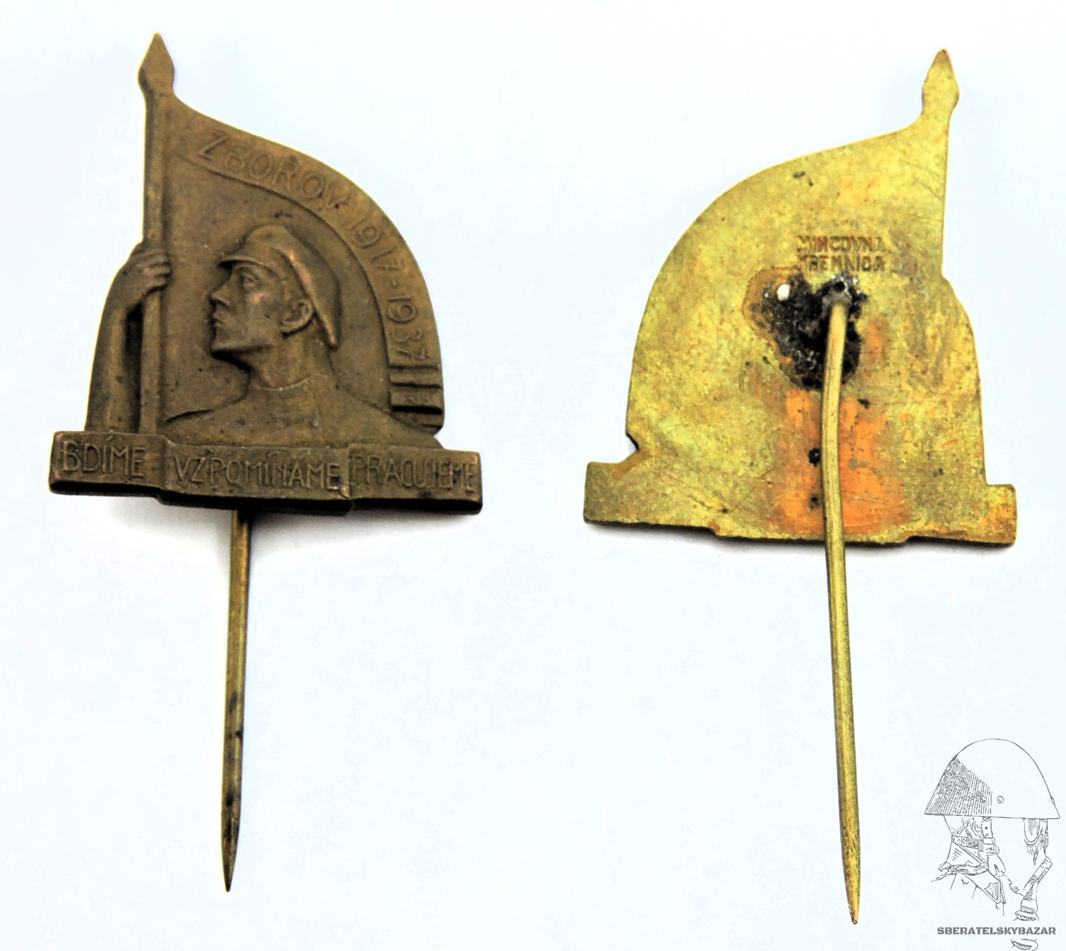 Odznak Zborov 1917-1937 Legionáři