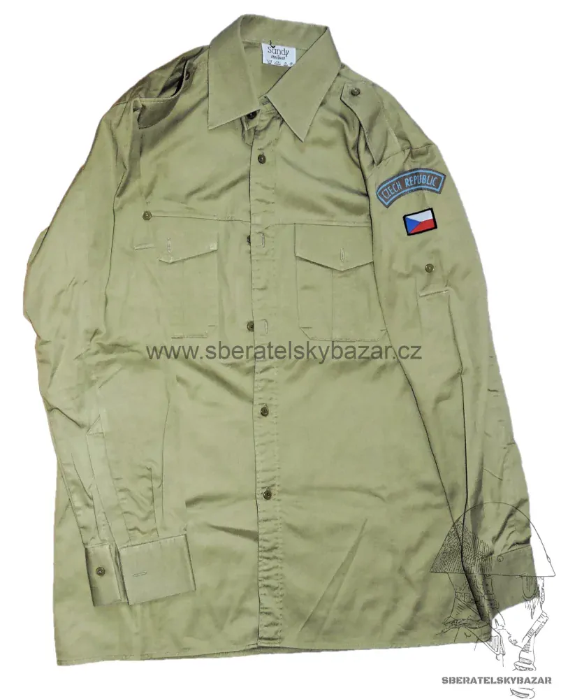 Košile AČR - s dlouhými rukávy - khaki