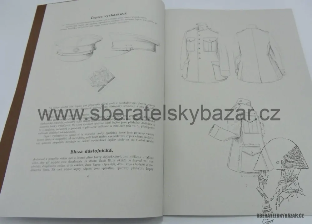 Stejnokrojový předpis 1920 RČS - rozměr A4 -Reprint