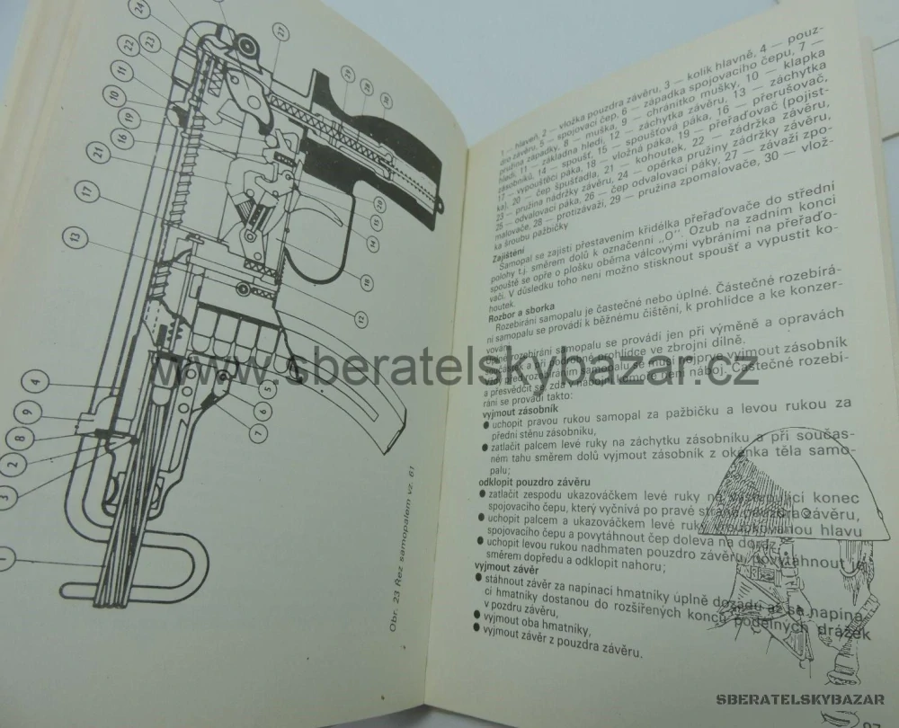 Originál příručka bojová příprava SNV - 1984 