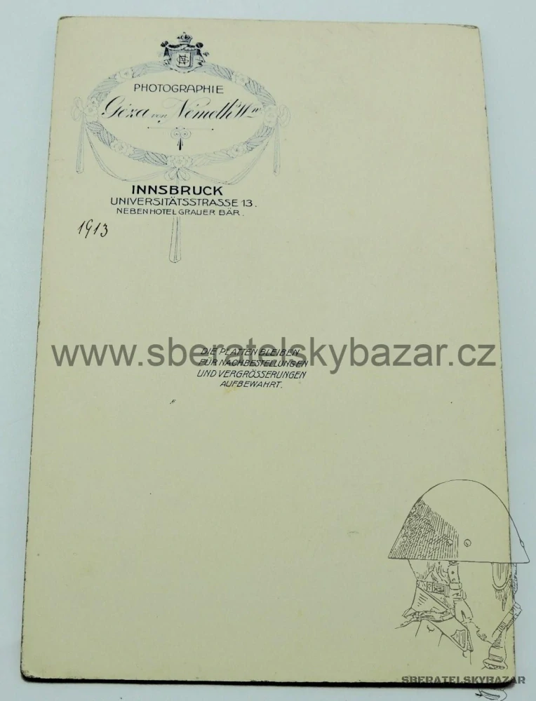  Fotografie RU - odznak pozorovatel 1913 
