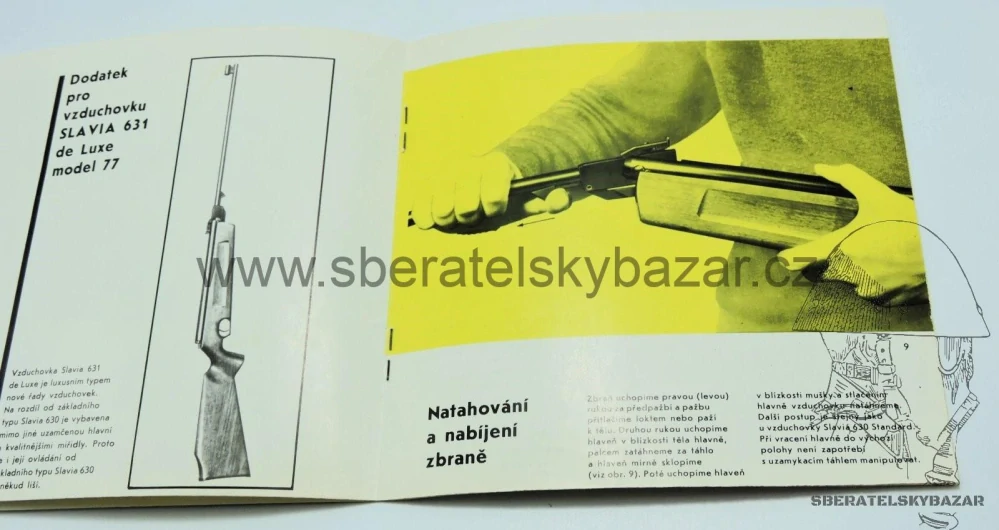 Originál Návod vzduchovka 630 / 631 