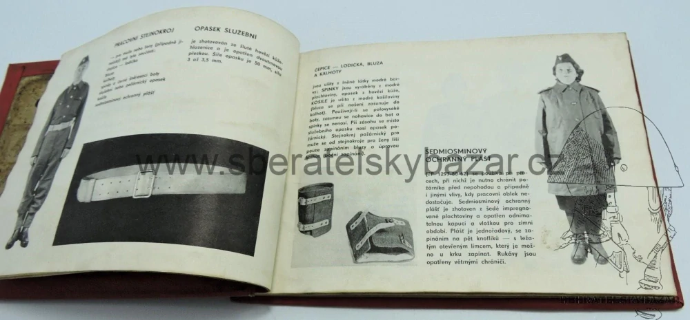 Katalog věcných prostředů požární ochrany - Uniformy- 50/60léta 