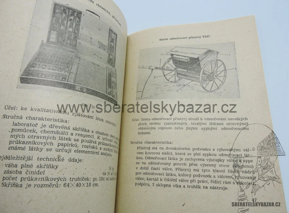Originál obrazkový sborník vojenské techniky 1958 