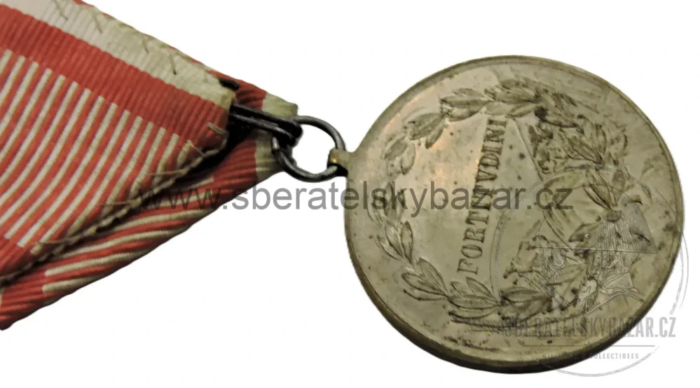 Velká medaile za statečnost, stříbřitá medaile, I. třída, IX. vydání 1917 