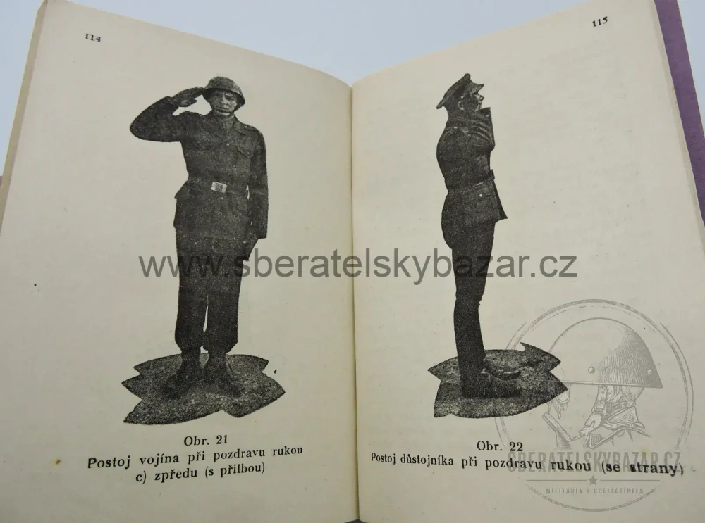 Čs. vojenský předpis – Pořadový výcvik – 1947