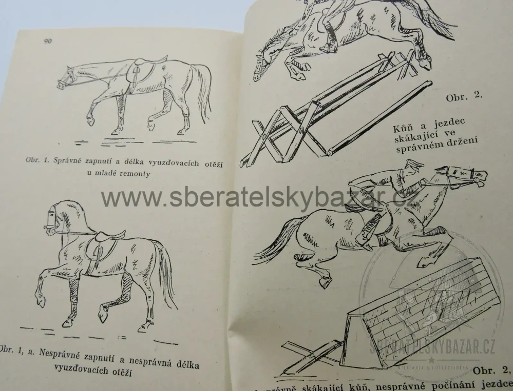 Vzácný čs. vojenský předpis – Výcvik remont – 1946 – originál