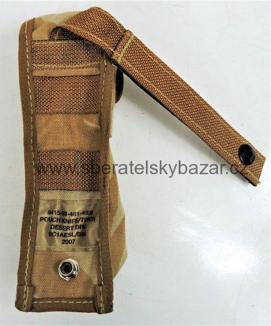 Sumka Velká Británie na nůž / baterku Pouch knife/torch desert