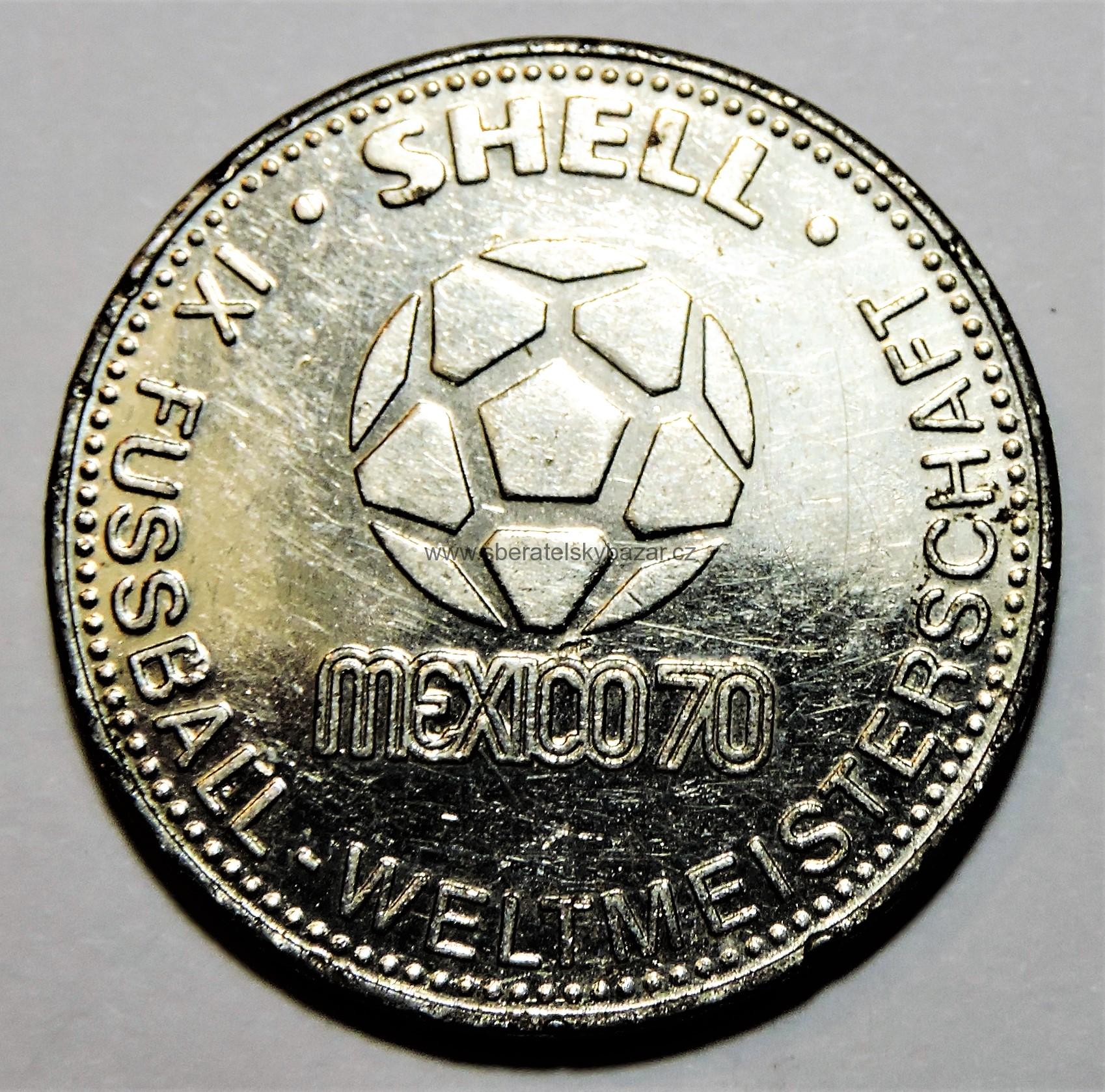 Shell Token - Fußball-WM 1970 Mexico Berti Vogts