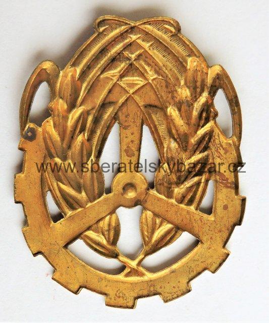 Odznak rukávový Zásobovací sbor 1919-1921 zlatý