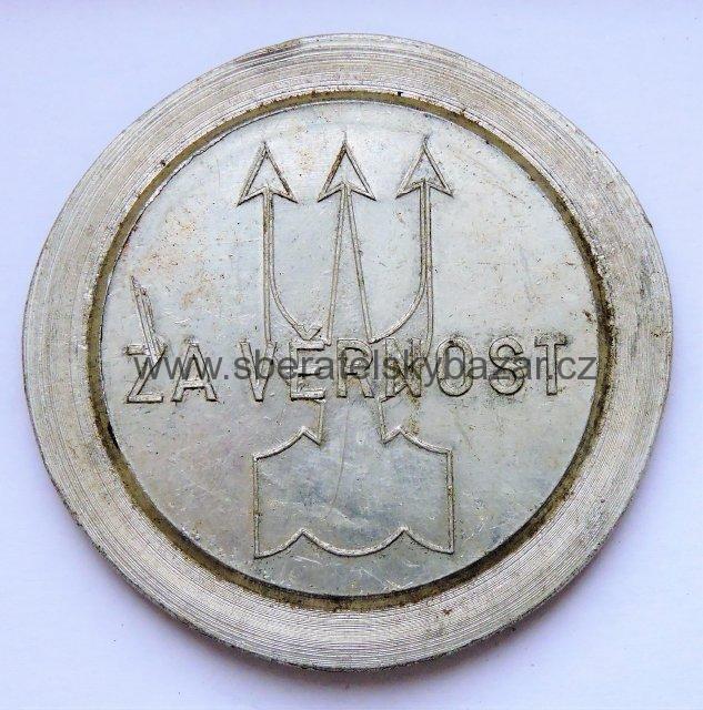Plaketa Výrobní zmetek - Sigma Hranice- Za věrnost