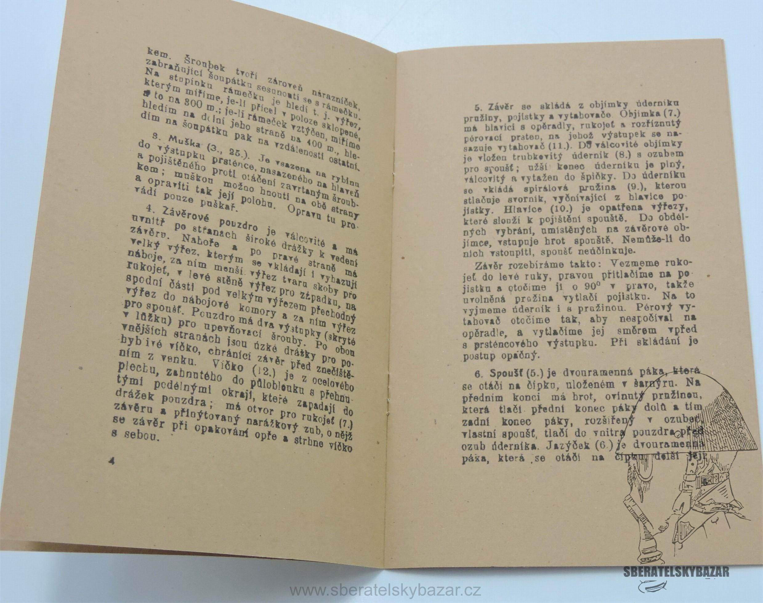 Příručka Japonská Puška ARISAKA - Legie - Irkutsk 1919  - Reprint (Replika)